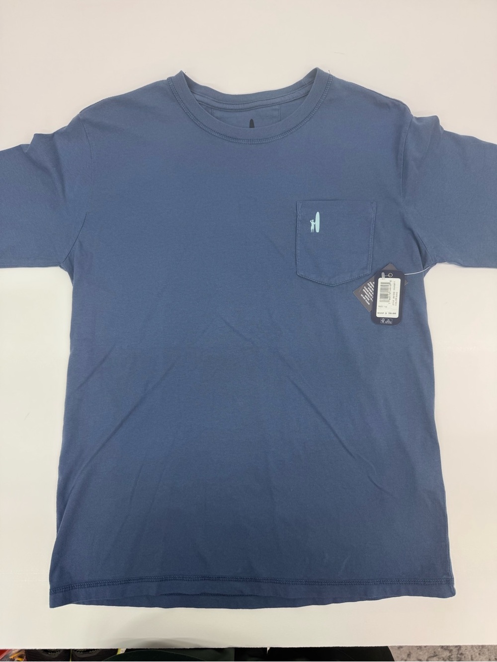 johnnie-O Boy’s Short Sleeve Pocket Tee - Blue